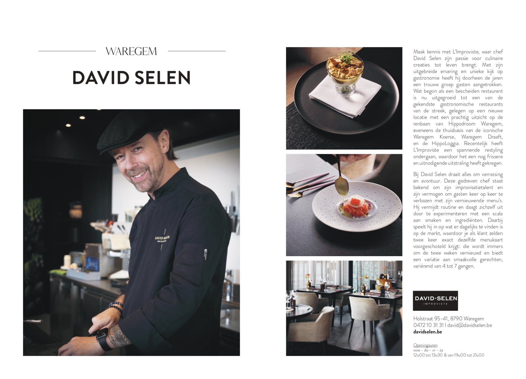 Waregem David Selen | TableFever